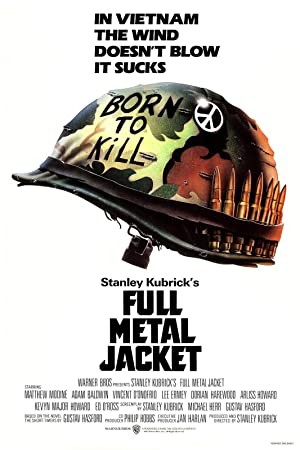 Full Metal Jacket 1987 غلاف تمام فلزی
