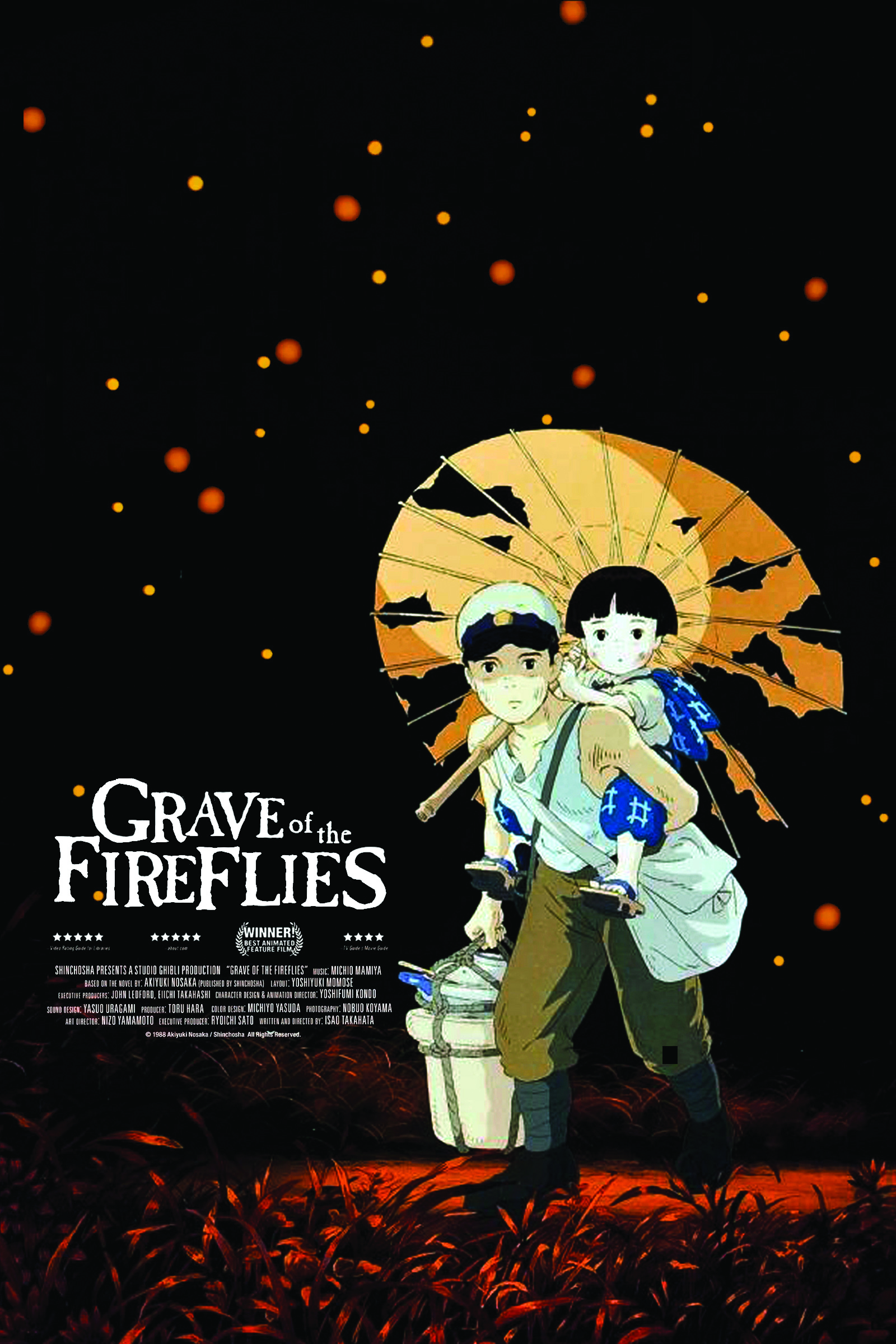 Grave of the Fireflies 1988 مدفن کرم‌های شب‌تاب